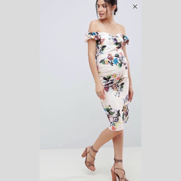 off shoulder dress women Red Floral Homecoming Dress Off the Shoulder Graduation Dress hc326 –  vigocouture